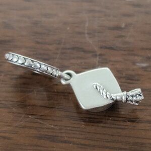 Silver Pandora grad charm